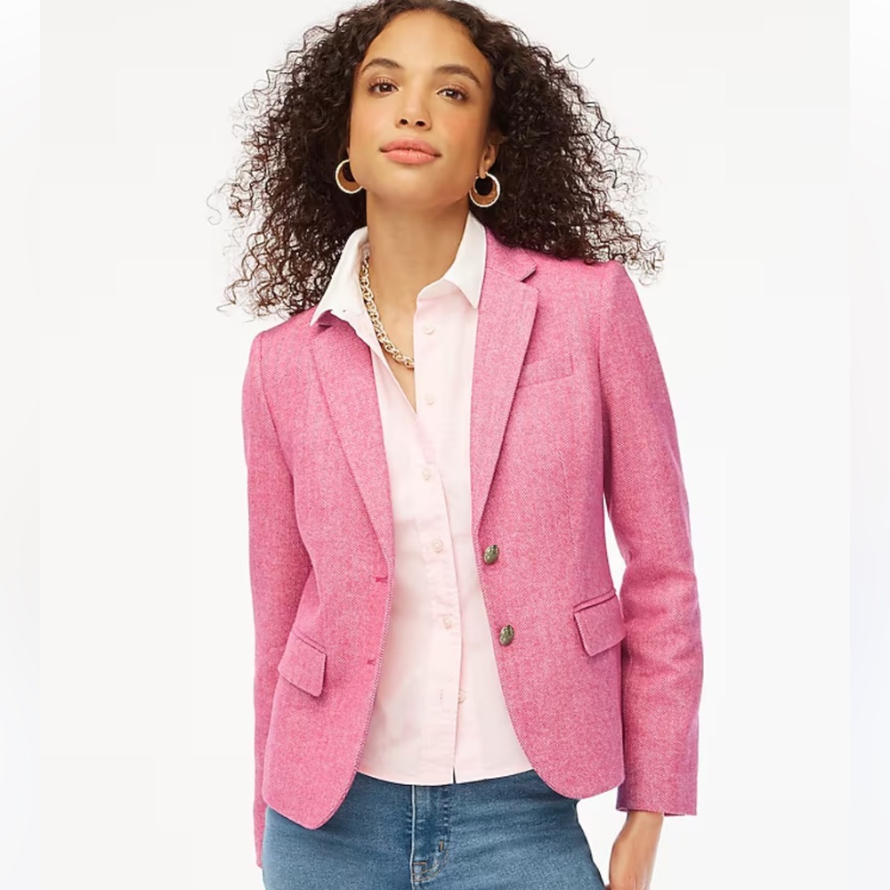 J Crew Herringbone Blazer